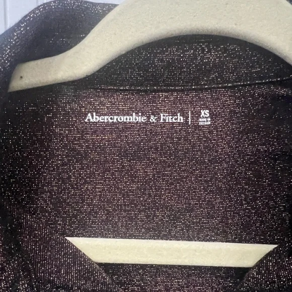 Abercrombie XS Sparkle Button Up Blouse - Picture 7 of 7